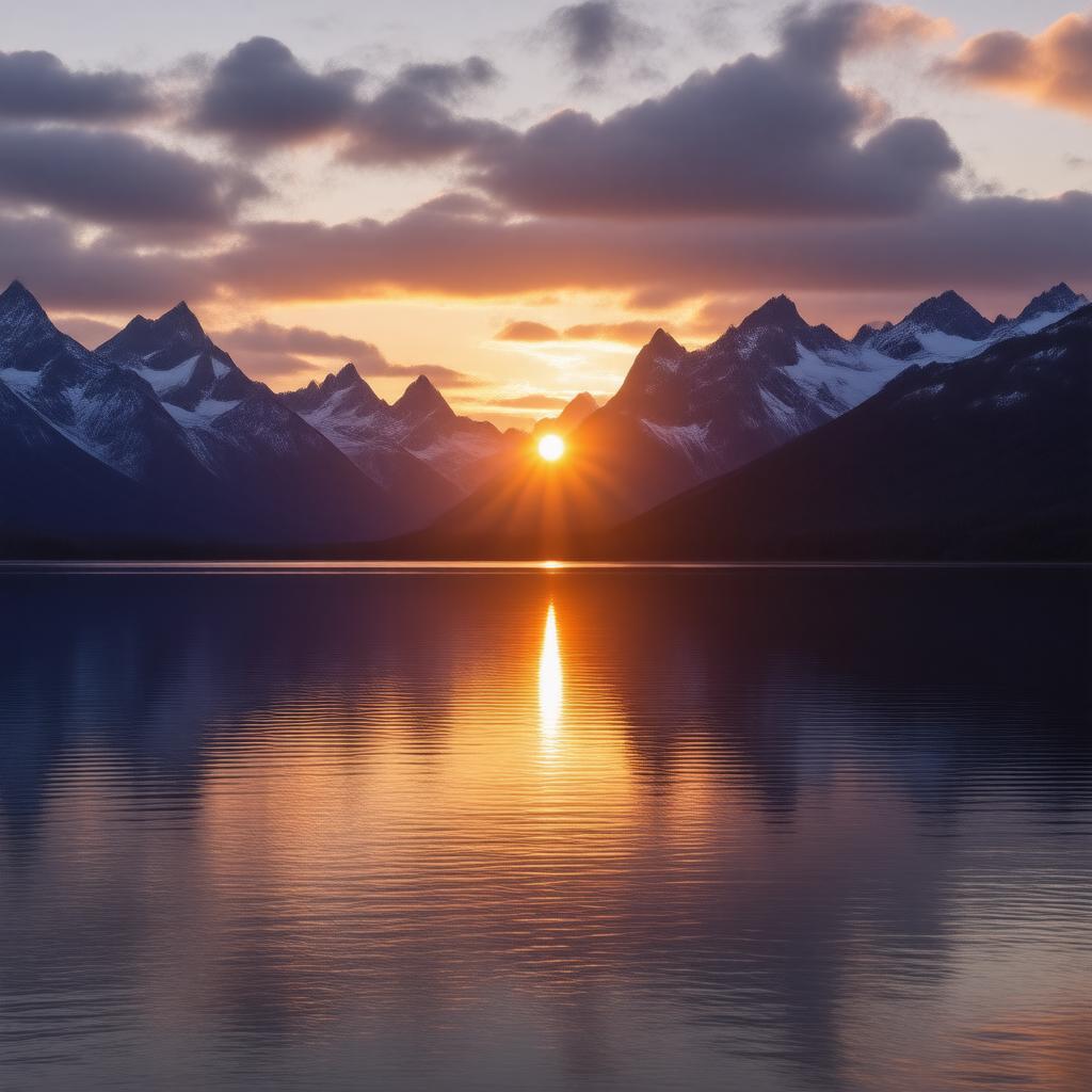 Sunset over Patagonia